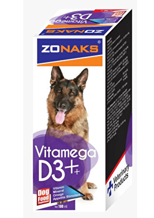 Yetkili Satıcı - Zonaks Köpek Vitamini D3  100 ml