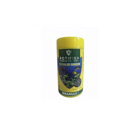 ROTIFİSH CİCHLİD GREEN GRANULE SMALL 1 MM 100 ML 40GR