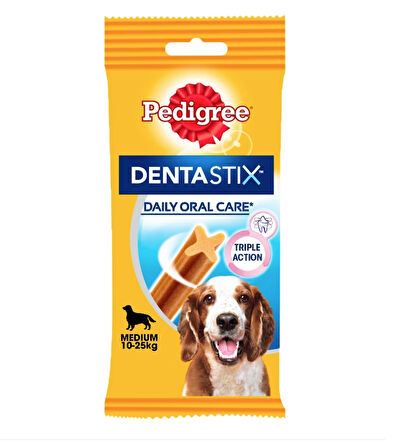 Pedigree Dentastix Orta Irk Şerit Köpek Ödül Maması 180gr