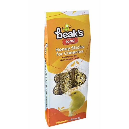 Beaks Ballı Kanarya Krakeri 3’ lü 80 gr