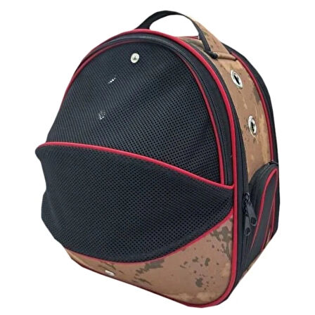 Pet Pretty Yeşil Kamuflaj Desen File Astronot Çanta 40x30 cm