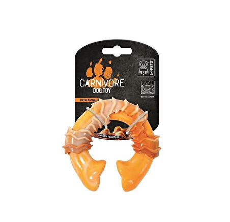 Carnivore Ring Bone Sert Köpek Oyun Kemiği S BOY