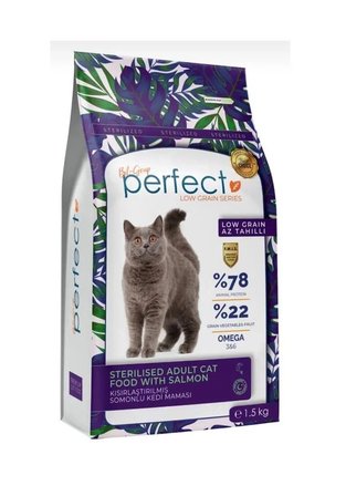 PERFECT SOMONLU KISIR KEDİ MAMASI 1.5 KG