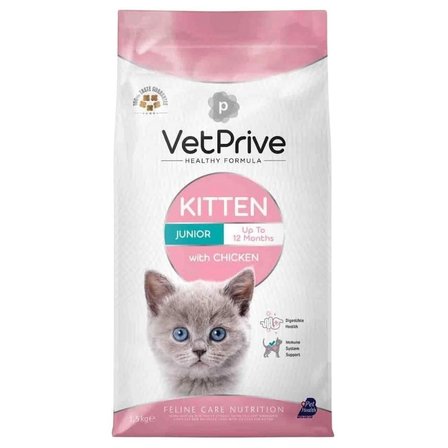 Vet Prive Kitten Tavuklu Yavru Kedi Maması 1,5 kg