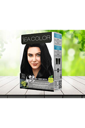 2'li Krem Saç Boyası 1/0 Siyah 2 Set