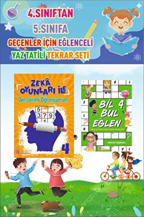 4.Sınıftan 5.Sınıfa Geçenler İçin Eğlenceli Yaz Tekrar Seti