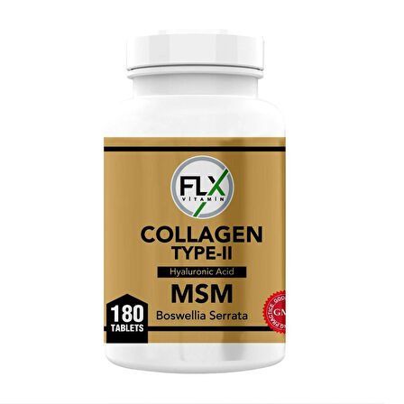 Collagen Type-ıı Hyaluronic Acid Msm Boswellia Serrata 180 Tablet
