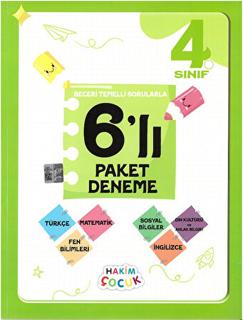 4.Sınıf Okuduğumu Anlıyorum+Neşeli Matematik Öyküleri+ 6 lı Paket Deneme