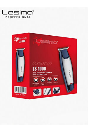 Lesima LS-1000 Samuray Profesyonel Saç Sakal Tıraş Makinesi  Çizim Ve Sıfırlama 