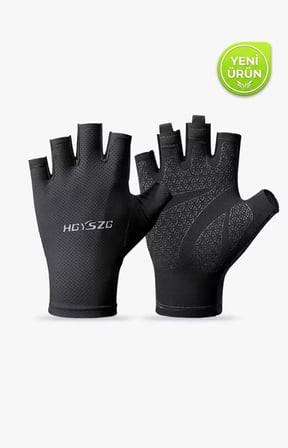 Premium Kalite Terletmeyen Yarım Parmak Pedsiz Yoga Fitness Bisiklet Outdoor Spor Eldiven