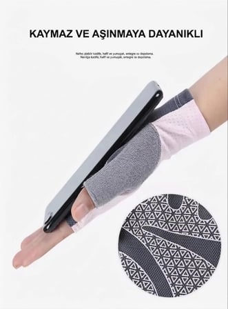 Premium Kalite Terletmeyen Yarım Parmak Pedsiz Yoga Fitness Bisiklet Outdoor Spor Eldiven