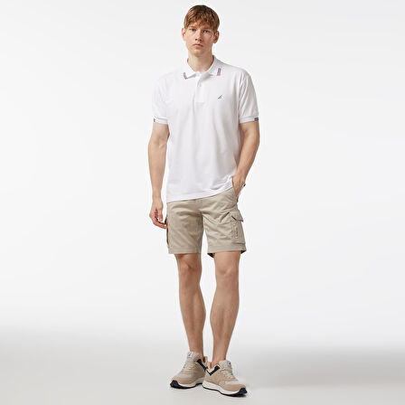Nautica Erkek Bej Regular Fit Şort