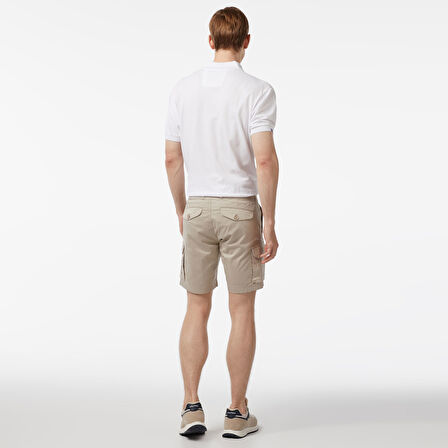 Nautica Erkek Bej Regular Fit Şort