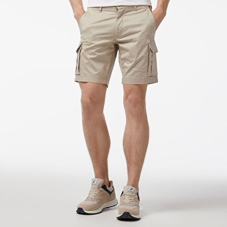 Nautica Erkek Bej Regular Fit Şort