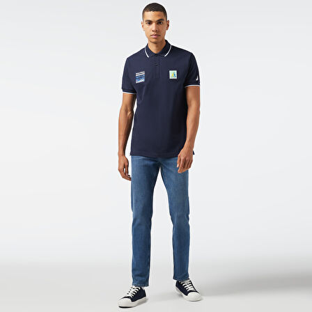 Nautica Erkek Lacivert Classic Fit Polo Yaka T-Shirt