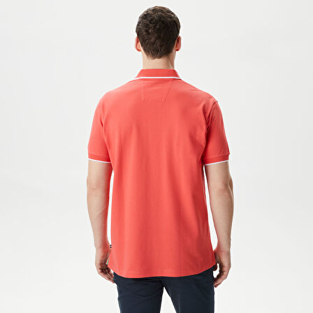 Nautica Erkek Kırmızı Classic Fit Polo Yaka T-Shirt