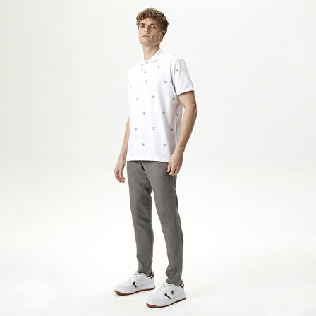 Nautica Erkek Gri Keten Pantolon