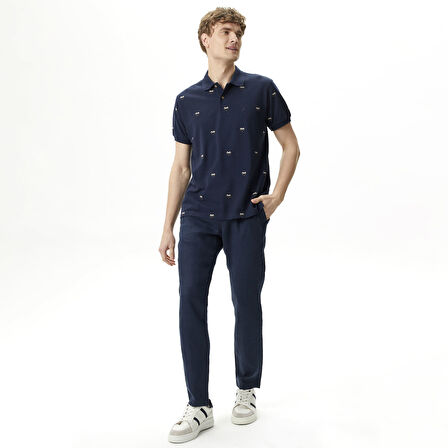 Nautica Erkek Lacivert Keten Pantolon