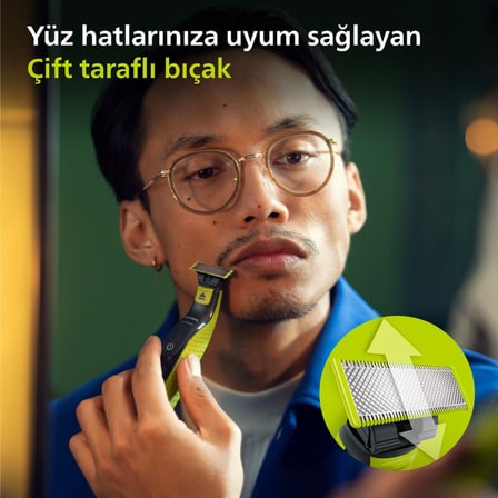  Philips Qp2824/10 Oneblade Yüz ve Vücut Şekilendirici