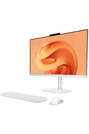 OmniStudio 24 Core 5 120U 8GB RAM 2TB SSD 23.8" FHD 75Hz W11H Beyaz All in One Bilgisayar + Per4 USB Bellek
