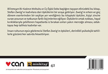 Bilinmeyen Bir Kadının Mektubu ve Üç Öykü Daha (Mini Kitap)