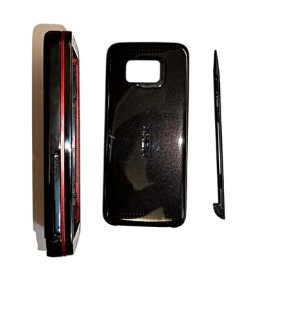 Nokia 5530 Kasa Kapak 5530 Siyah Orta Kasa Ön Kapak Arka Kapak Tuş Takımı