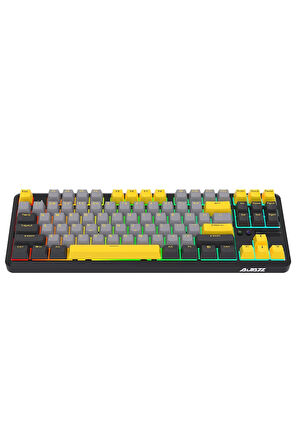 K870T Pro 3 Modlu Hot-Swap RGB, Mekanik Klavye - Siyah