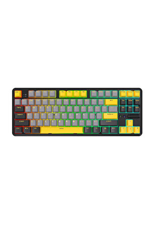 K870T Pro 3 Modlu Hot-Swap RGB, Mekanik Klavye - Siyah