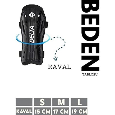 DELTA DS 1700 FUTBOL SİYAH TEKMELİK  