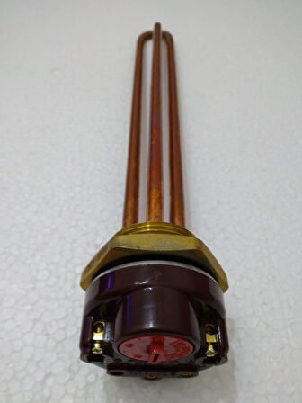 Kazan Rezistans Termostatlı Otomatikli 2000 Watt , 1-1,4 İNÇ 30 CM Kalın Diş Rezistans