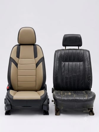 Monza Bej Siyah Serisi Citroen Xsara Pcasso Koltuk Kılıfı TAM SET