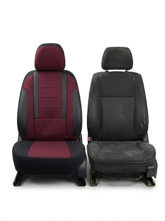 Veloce Bordo Serisi Audi A6 İle Uyumlu Koltuk Kılıfı Tam Set