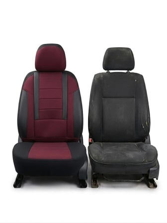 Veloce Bordo Serisi Renault Clio 1 İle Uyumlu Koltuk Kılıfı Tam Set