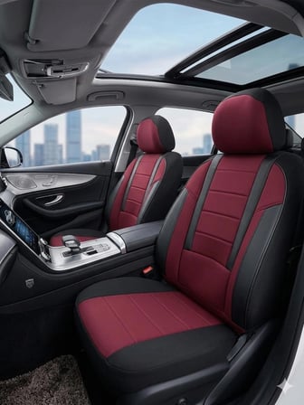 Veloce Bordo Serisi Toyota Camry İle Uyumlu Koltuk Kılıfı Tam Set
