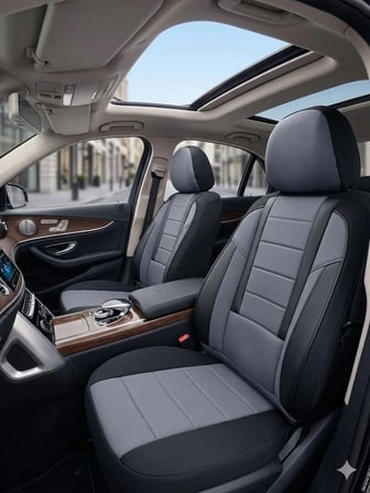 Veloce Füme Serisi Nissan Micra İle Uyumlu Koltuk Kılıfı Tam Set