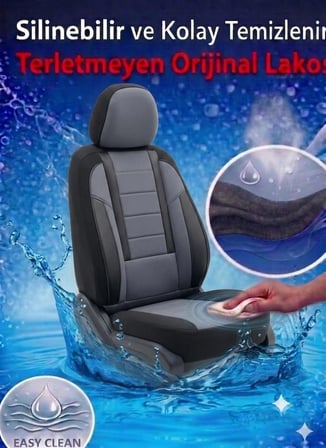 Veloce Füme Serisi Opel Mokka X İle Uyumlu Koltuk Kılıfı Tam Set