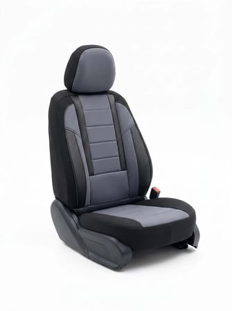 Veloce Füme Serisi Renault Clio 2 İle Uyumlu Koltuk Kılıfı Tam Set
