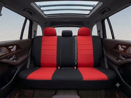 Veloce Kırmızı Serisi Volkswagen Passat B8 İle Uyumlu Koltuk Kılıfı Tam Set