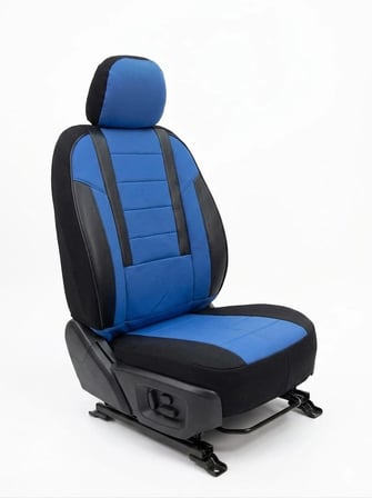 Veloce Mavi Serisi Peugeot 607 İle Uyumlu Koltuk Kılıfı Tam Set
