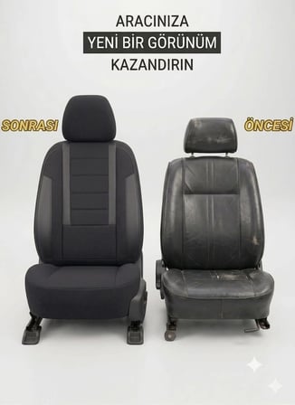 Veloce Siyah Serisi Bmw 2 İle Uyumlu Koltuk Kılıfı Tam Set