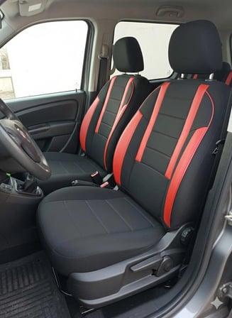 Veloce Siyah K Serisi Ford Ka İle Uyumlu Koltuk Kılıfı Tam Set