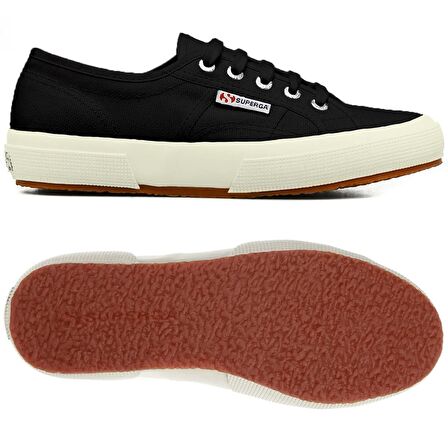 Superga SİYAH Kadın Keten Ayakkabı 2750-COTU CLASSIC  X01016  S000010  /  BLACK