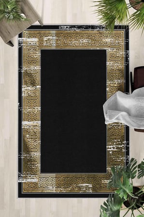 Kaymaz Taban Yıkanabilir Halı – Mutfak, Salon, Yatak Odası için Modern Dijital Baskı Halı (SLNHALI_1