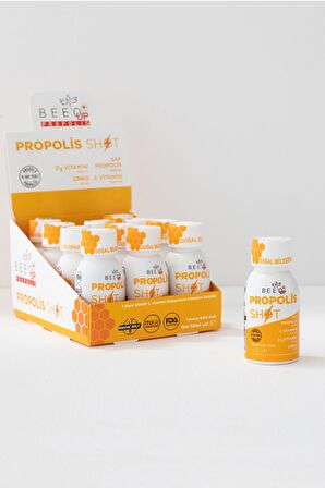 Bee'o Up Propolis Çinko+D3+C Shot 50 ml 12 Adet