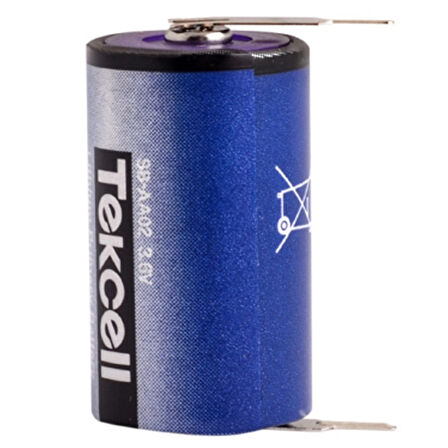 Tekcell SB-AA02 1/2AA 3.6 Volt Kısa Boy Puntalı Lityum Pil 14250