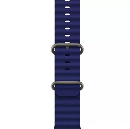 Apple Watch Kordon 3 4 5 6 7 8 SE Ultra Serisi 42 Mm/44 Mm/45Mm/46MM/ 49Mm Uyumlu Ocean Silikon Spor Kayış