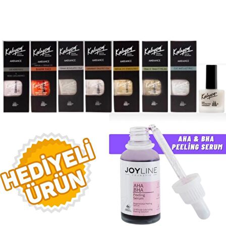 Kalyon 8 Li Set+joy line Kırmızı Peeling Serumu 30ml Aha %30 Bha %2
