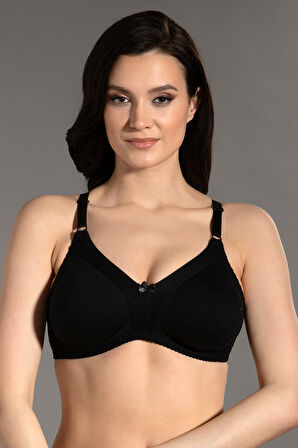 Kadın Siyah Dolgusuz B Cup Sütyen