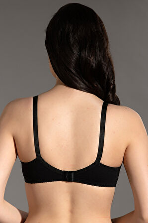 Kadın Siyah Dolgusuz B Cup Sütyen