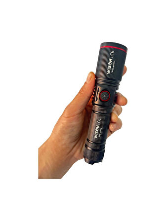 Wison WS-4400 Tüfek Bağlantılı Avcı Feneri 1500 Lümen Süper Parlak LED